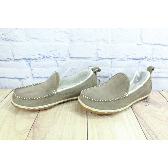 LL Bean Mountain Slippers Moccasin Dark Cement Size 8 M - Picture 2 of 9